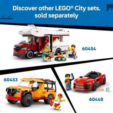 LEGO City Red Sports Car Building Toy for Kids