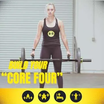 HulkFit Olympic Hex Trap Bar for All Strength Levels