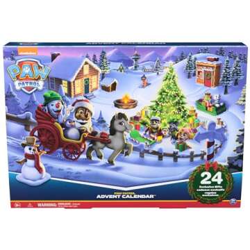 PAW Patrol 2024 Advent Calendar - 24 Countdown Toys