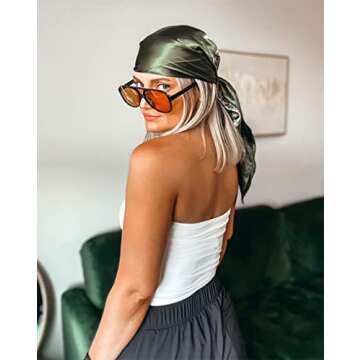 Trendy Retro Vintage Yellow 70s Orange Tinted Aviator Sunglasses for Women Oversized Lentes de Sol B...