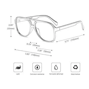 Trendy Retro Vintage Yellow 70s Orange Tinted Aviator Sunglasses for Women Oversized Lentes de Sol Black Square Shades Big Cool Night Vision Men Cute 90s Fashion Ladies 80s Large Flat Top Shady Rays