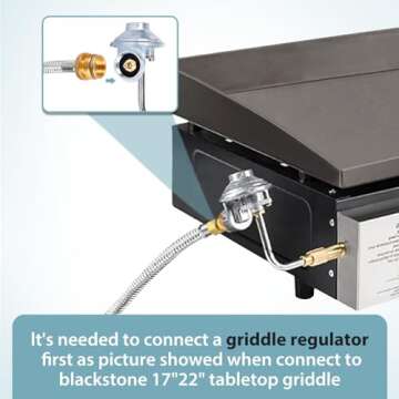 SHINESTAR Propane Hose Adapter for Easy Connection