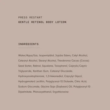 Versed Retinol Body Lotion - Hydrating Skin Firming Cream