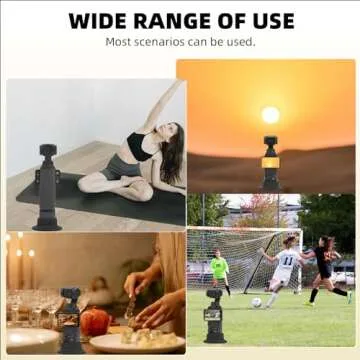 BRDRC Camera Desktop Mount Stand Base Support Base for DJI Osmo Pocket 3 Creator Combo Stable Bracket Support Adapter Camera Mount Camera Accessories