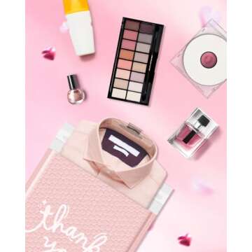 Cozymood Bubble Mailers 8.5 x 12 Inch 40 Pack Usable Size 8.5 x 11'' Thank You Pink Bubble Mailer Waterproof Padded Envelopes Self Seal Cushioning for Gifts Packaging, Mailing, Small Business Bulk