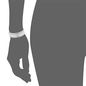 Edforce Stainless Steel Glossy Bangle Set for Women