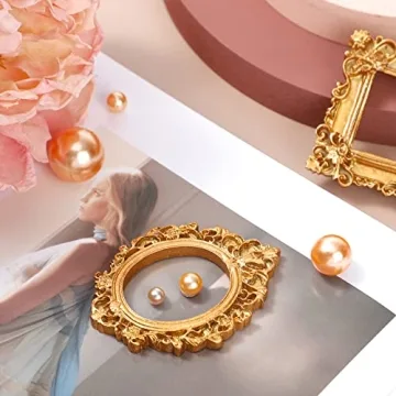 60 Pcs Mini Frame Set Decorative Resin Picture Frame