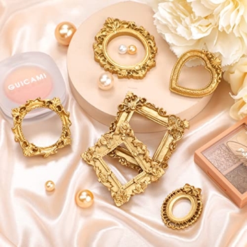 60 Pcs Mini Frame Set Decorative Resin Picture Frame