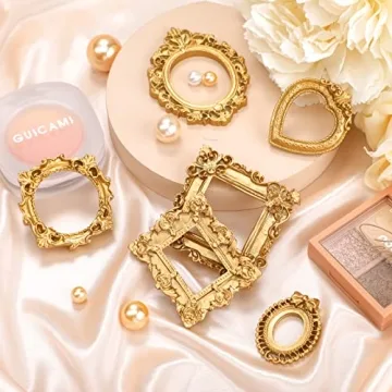 60 Pcs Mini Frame Set Decorative Resin Picture Frame