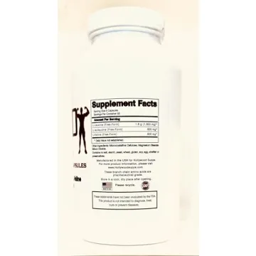 Hollywood Supps BCAA Capsules 3200mg for Optimal Recovery