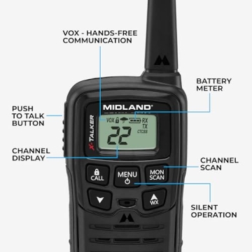 Midland T10 X-TALKER Radios for Reliable Outdoor Communication