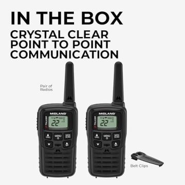 Midland T10 X-TALKER Radios for Reliable Outdoor Communication