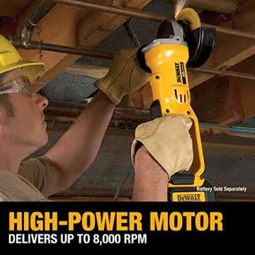 DEWALT DCG412B 20V MAX* Lithium Ion 4-1/2” grinder (Tool Only)