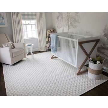 Erin Gates by Momeni Langdon Windsor Grey Hand Woven Wool Area Rug 3'9" X 5'9"