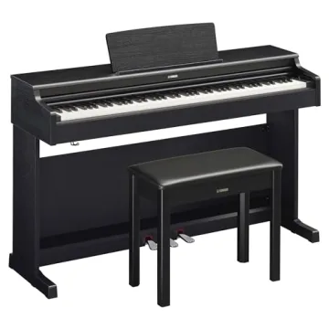 Yamaha Arius, Console Digital Weighted 88-Key Graded Hammer 3 Action, CFX Concert Grand Piano Sound,...