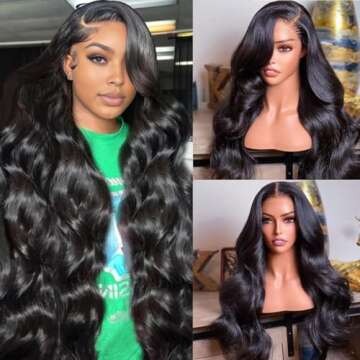 Teotuli Body Wave Lace Front Human Hair 13x4 Wig