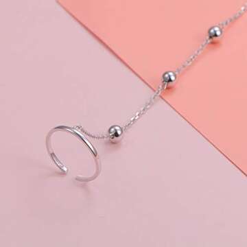 Elegant S925 Sterling Silver Hand Harness Bracelet Set