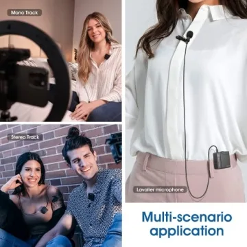 Hollyland Lark 150 Wireless Lavalier Microphone - Compact & Versatile