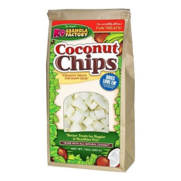 K9 Granola Factory Coconut Chips Treats for Dogs 12oz