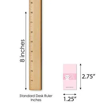 Big Dot of Happiness Purr-fect Kitty Cat - Mini Candy Bar Wrapper Stickers - Kitten Meow Baby Shower or Birthday Party Small Favors - 40 Count