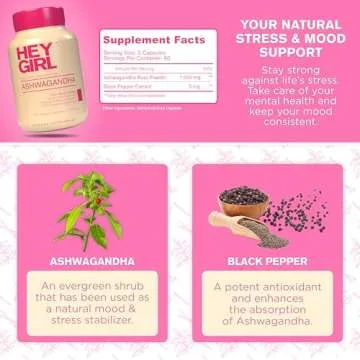 Ashwagandha Capsules 1000mg for Stress & Mood Support