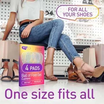 High Heel Comfort Pads for Women - Pain Relief Cushions