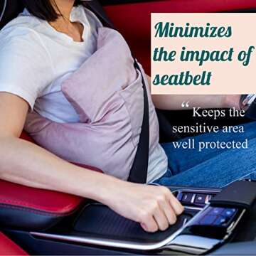 cococar Mastectomy Pillow - Post Surgery Pillow After Breast Cancer Surgery or Breast Reduction, Lumpectomy Pillow, Patient Care Recovery Healing Support for Port Pacemaker and Heart Surgery Recovery