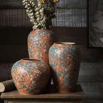 Chic Vintage Ceramic Vase - Elegant Home Decor