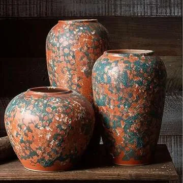 Chic Vintage Ceramic Vase - Elegant Home Decor