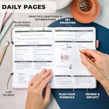 Clever Fox Ultimate Achiever’s Goal Planner - Focus & Productivity 90 Day Journal. Undated Daily Weekly Monthly Planner Organizer & Hourly Schedule Notebook - Hardcover, A5 Size, Rose Gold