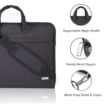 Voova 15.6 Inch Laptop Sleeve Case Bag for All Laptops