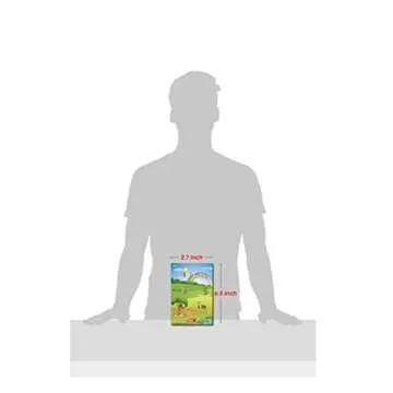 Magnetic Portable Playboard Cute Zoo Ainimal Magnets Create Scene for Todder Kids Perfect Preschool Learning Travel Toy (51 Pcs)