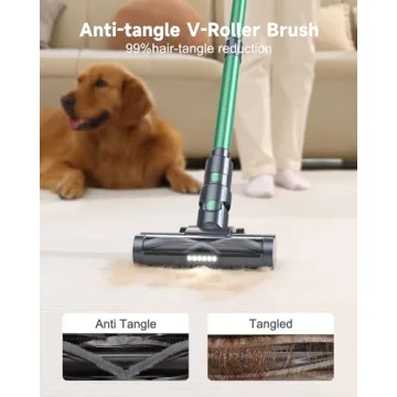 MIUZZY Cordless Vacuum with Powerful Suction and LED Display