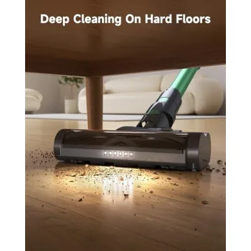 MIUZZY Cordless Vacuum with Powerful Suction and LED Display