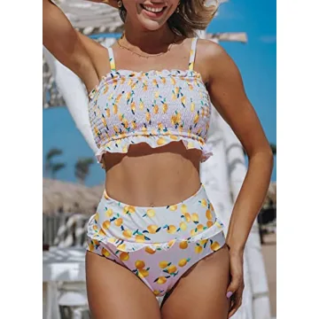 Stylish Plus Size Smocked Bikini for Ultimate Comfort