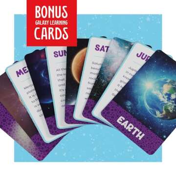 Glow-in-the-Dark Galaxy Puzzle for Kids - 100 Piece Set