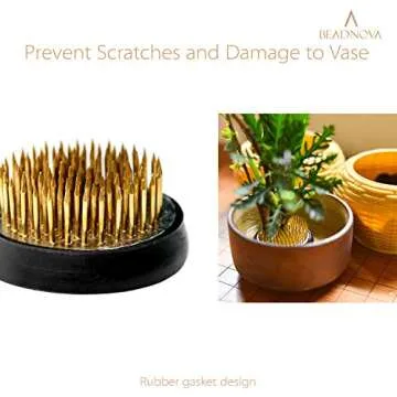 BEADNOVA Flower Frog Ikebana Kenzan | Floral Arrangement Tool