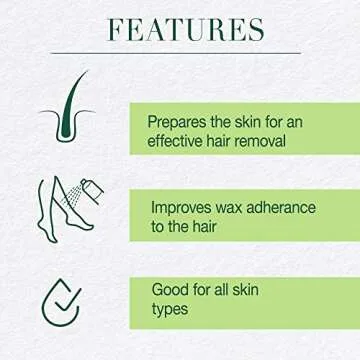 Clean + Easy Pre Wax Cleanser for Effective Hair Removal