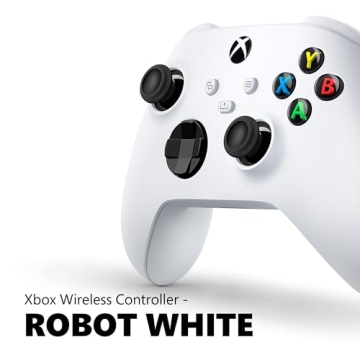 Xbox Wireless Gaming Controller (2025) – Robot White – Play on Xbox, PC, Android, iOS, FireTV St...