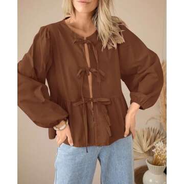 Stylish PRETTYGARDEN Babydoll Blouse for Every Occasion