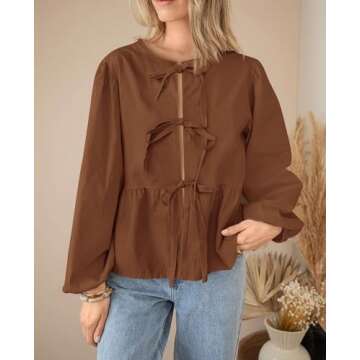 Stylish PRETTYGARDEN Babydoll Blouse for Every Occasion