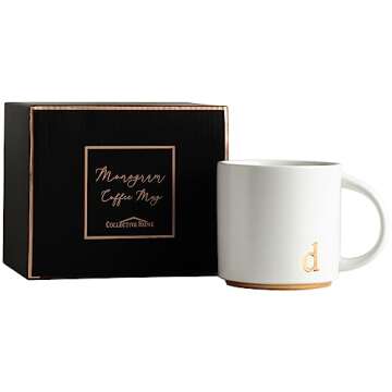 Elegant Monogram Ceramic Mugs - Perfect Gift for All Occasions