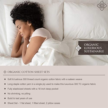 Bioweaves Organic Cotton Queen Sheets - Luxury Comfort