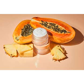 Kopari California Glow Enzyme Exfoliating Face Scrub, Clarifying & Brightening Skin Exfoliation Facial Scrub, Supports Anti-Aging, 100% Organic Coconut Oil, Cruelty Free, Vegan, 1.5 Fl Oz