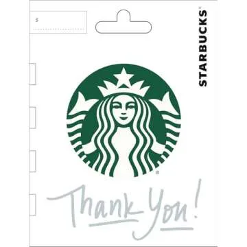 Starbucks Thank You Gift Card - $25 Perfect Gift for Coffee Enthusiasts