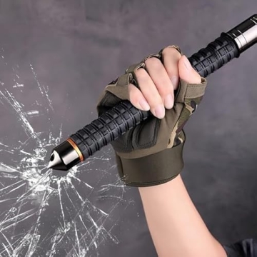 Multi-Functional Tire Thumper - 26" Heavy-Duty Tire Checker & Self-Defense Tool, Aerospace-Grade Alloy Steel Material,Extendable Design,Non-Slip Grip,for Truckers & Outdoor Hiking(1.5lb/pc)