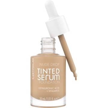 Catrice | Nude Drop Tinted Serum Foundation | Lightweight, Hydrating, Buildable Coverage | Enriched ...