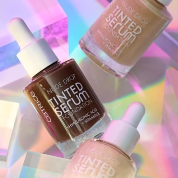 Catrice Nude Drop Tinted Serum Foundation Lightweight Hydration