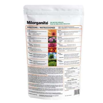 Milorganite All-Purpose Eco-Friendly Slow-Release Nitrogen 6-4-0 Fertilizer, 5 Pound Bag (Pack of 2)...