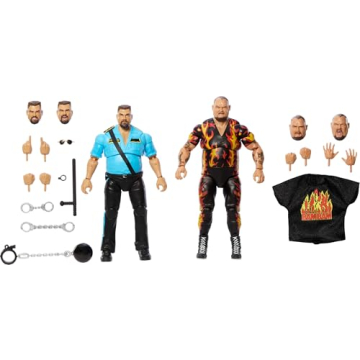 Mattel WWE Coliseum Collection: Bam Bam Bigelow & Big Boss Man 6-inch Action Figures